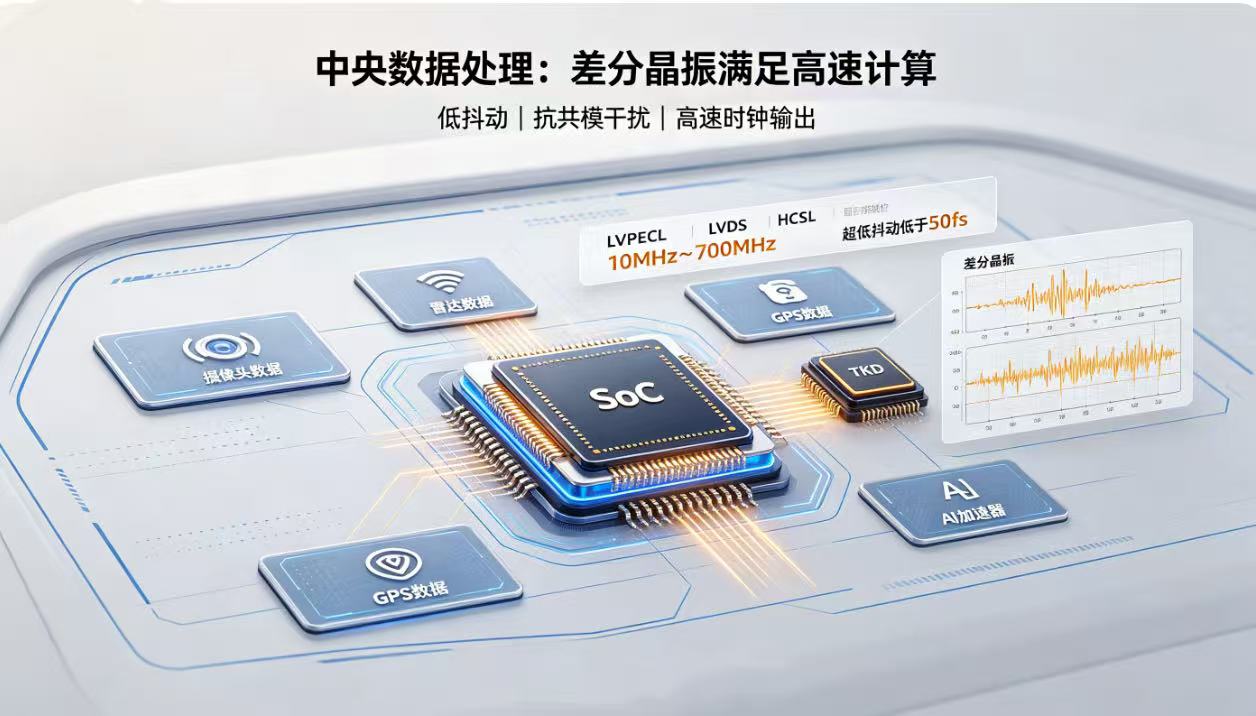 自动驾驶汽车（ADAS）中的晶振应用：四大核心模块选型解析