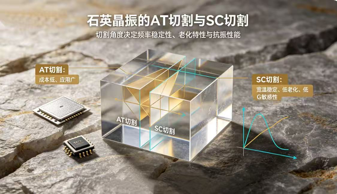 石英晶振AT切割与SC切割深度解析：性能差异与选型要点