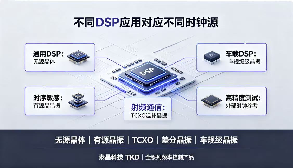 DSP电路板晶振选型指南：有源晶振与无源晶体对比分析
